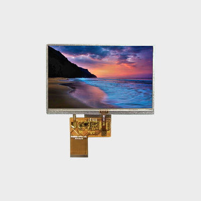 중형 및 소형 RGB LCD 디스플레이 5.0 인치 800×480 600Nits 휴대용 장치