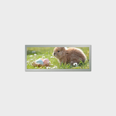 바 타입 9인치 LCD 디스플레이 화면 1280*448 LVDS 500nits 대중 교통용