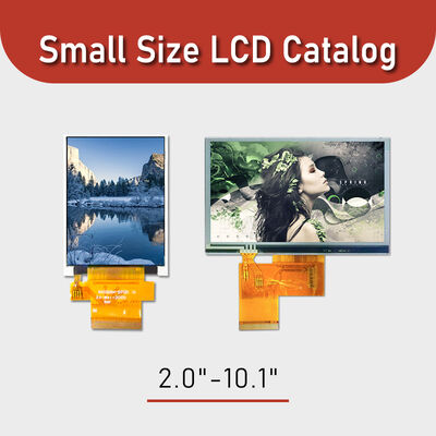 소형 2"-10.1" LCD 디스플레이 카탈로그 밝기 250-1000nits