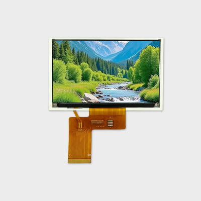4.3 인치 작은 LCD 해상도 800*480 RGB 인터페이스 지원 1000nits 밝기