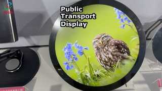 Rogin 새로운 도착 8.2 인치 라운드 LCD 디스플레이 화면 1080*1080 해상도.