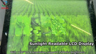 19인치 햇빛에서도 읽을 수 있는 LCD 디스플레이 800 Nits